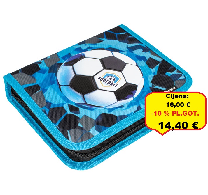 Pernica puna 1zip 2preklopa Football Blue 1A